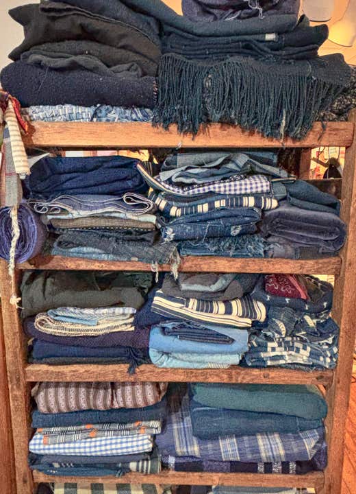 We add storied fabric to chairs, sofas, pillows & occasionally apparel.